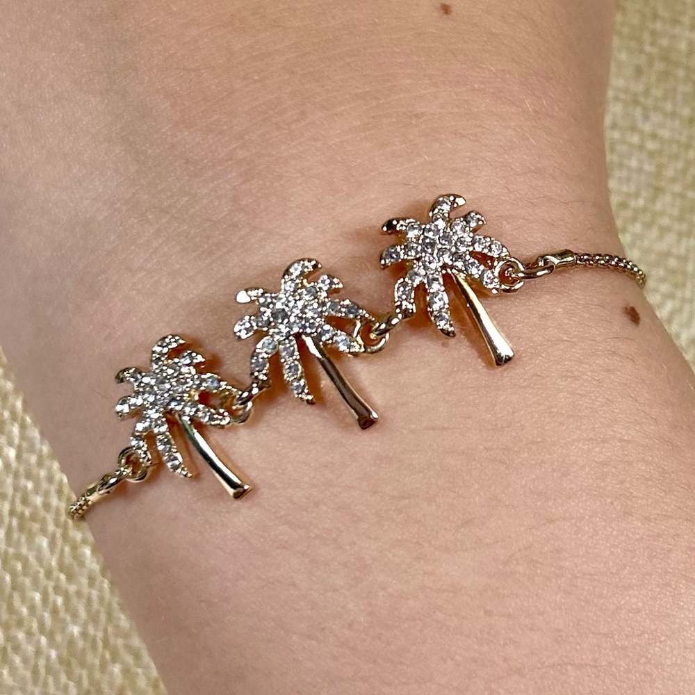 Lilly Pulitzer Gold Palm Tree Bracelet